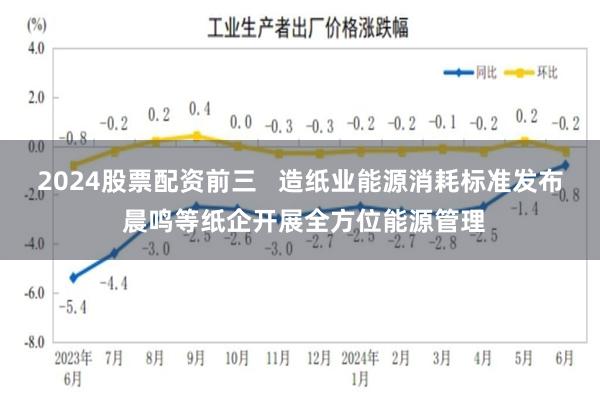 2024股票配资前三   造纸业能源消耗标准发布 晨鸣等纸企开展全方位能源管理