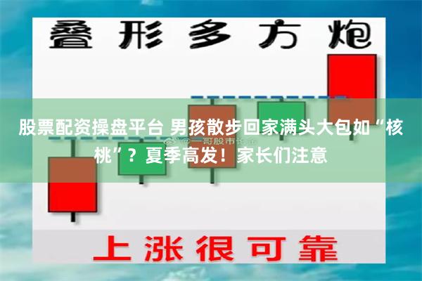 股票配资操盘平台 男孩散步回家满头大包如“核桃”？夏季高发！家长们注意